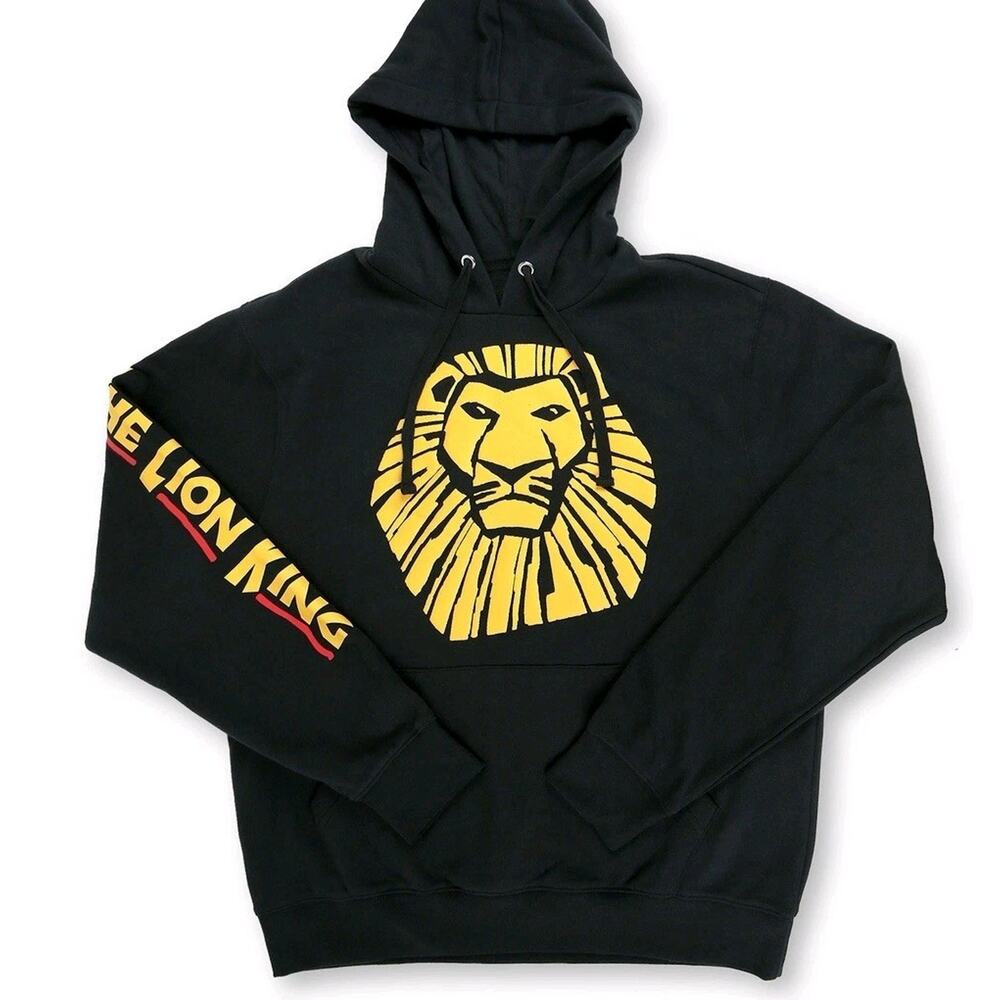 Vtg Disney Lion King Broadway Musical Hoodie Sweatshirt XL Adult